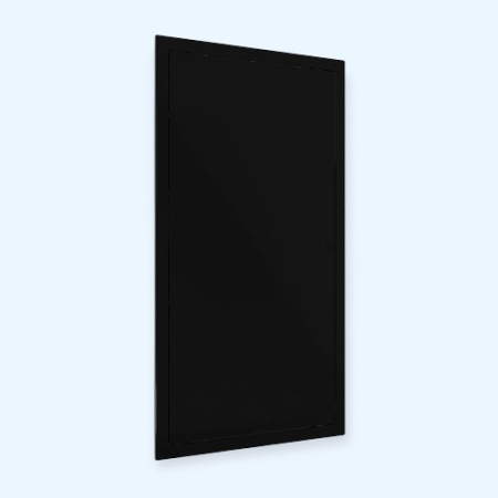 L2040N black Люк ревизионный LN фланец 200х400 нажимной 223х423 пластик black EVECS